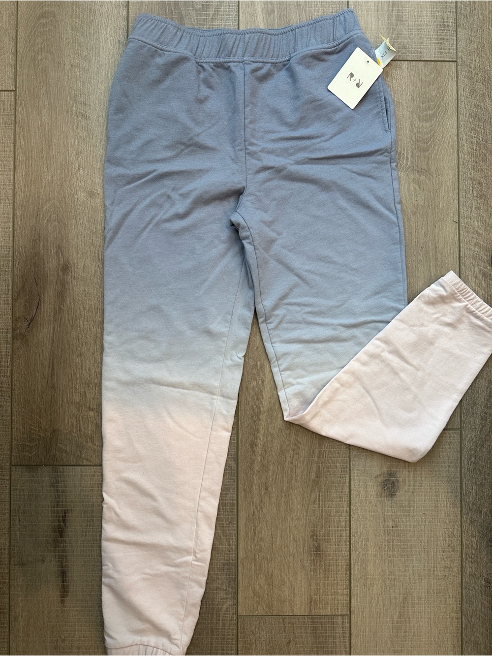 Ombre Blue-to-Pink Kids Jogger Sweatpants